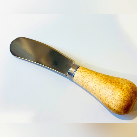Mini Butter & Cheese Knife Wood Charcuterie Hostess Gift chef Kitchen NWOT - Picture 3 of 14